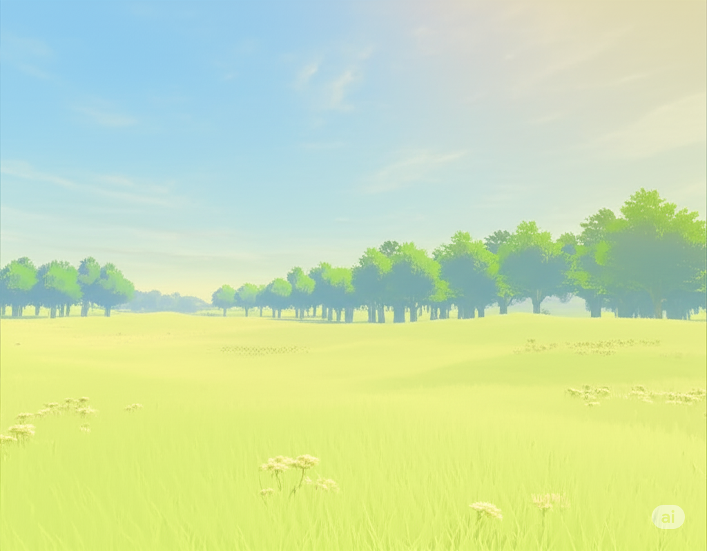 Peaceful landscape signifying a disconnected state.